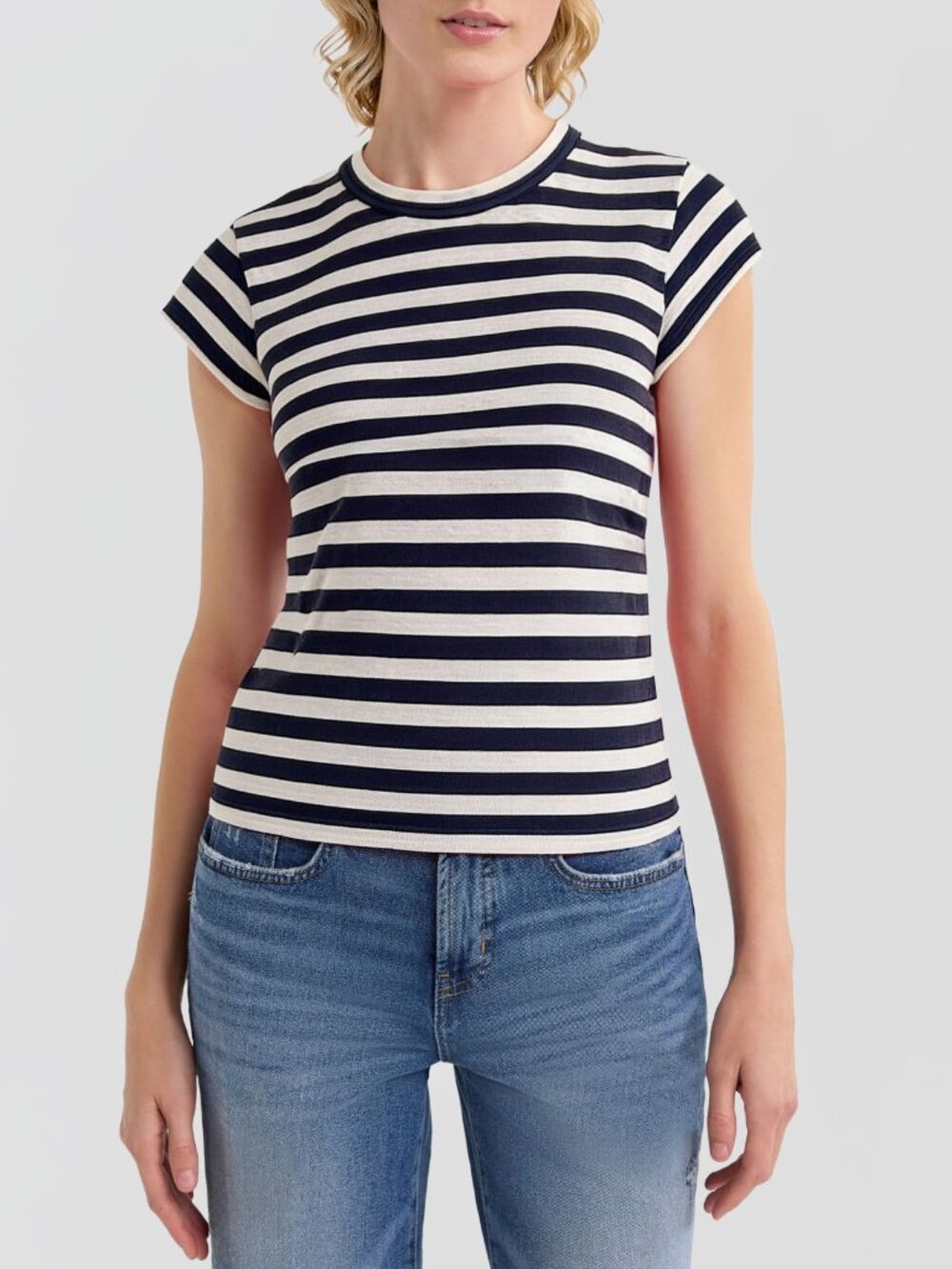 Madewell Stripe Short Sleeve Tee